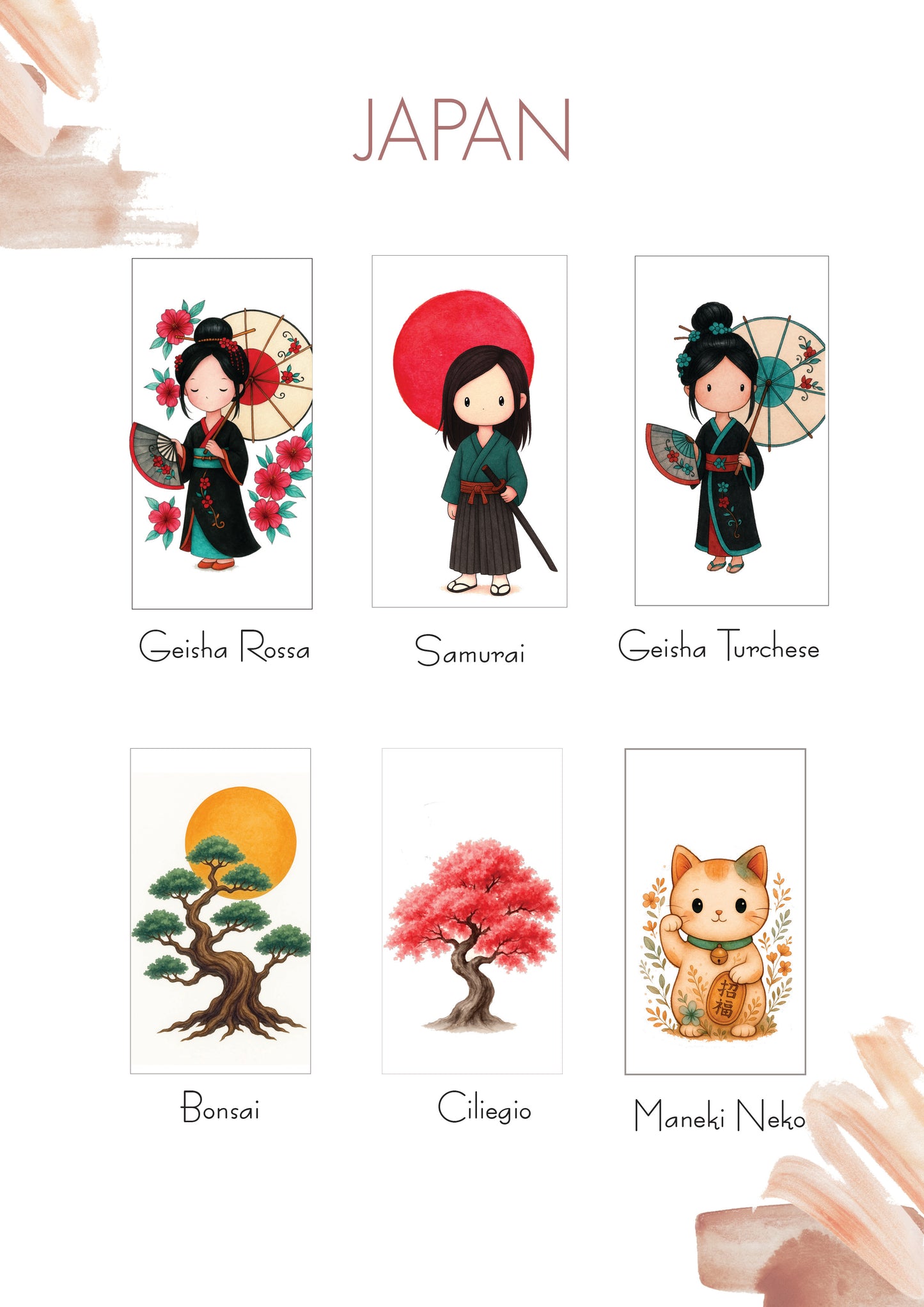 Stampe ILLUSTRAZIONI "Japan"