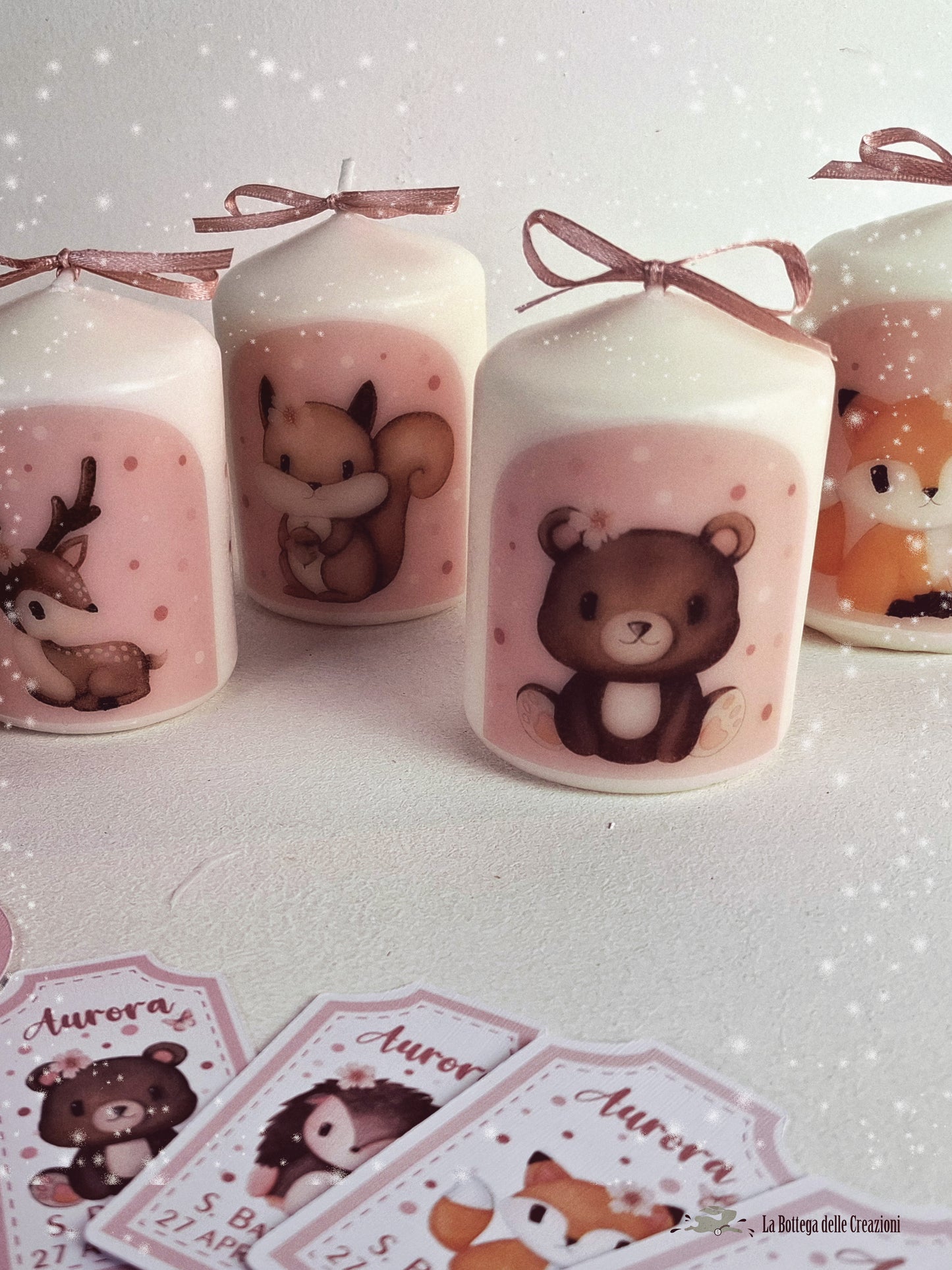 CANDELE Animaletti del Bosco