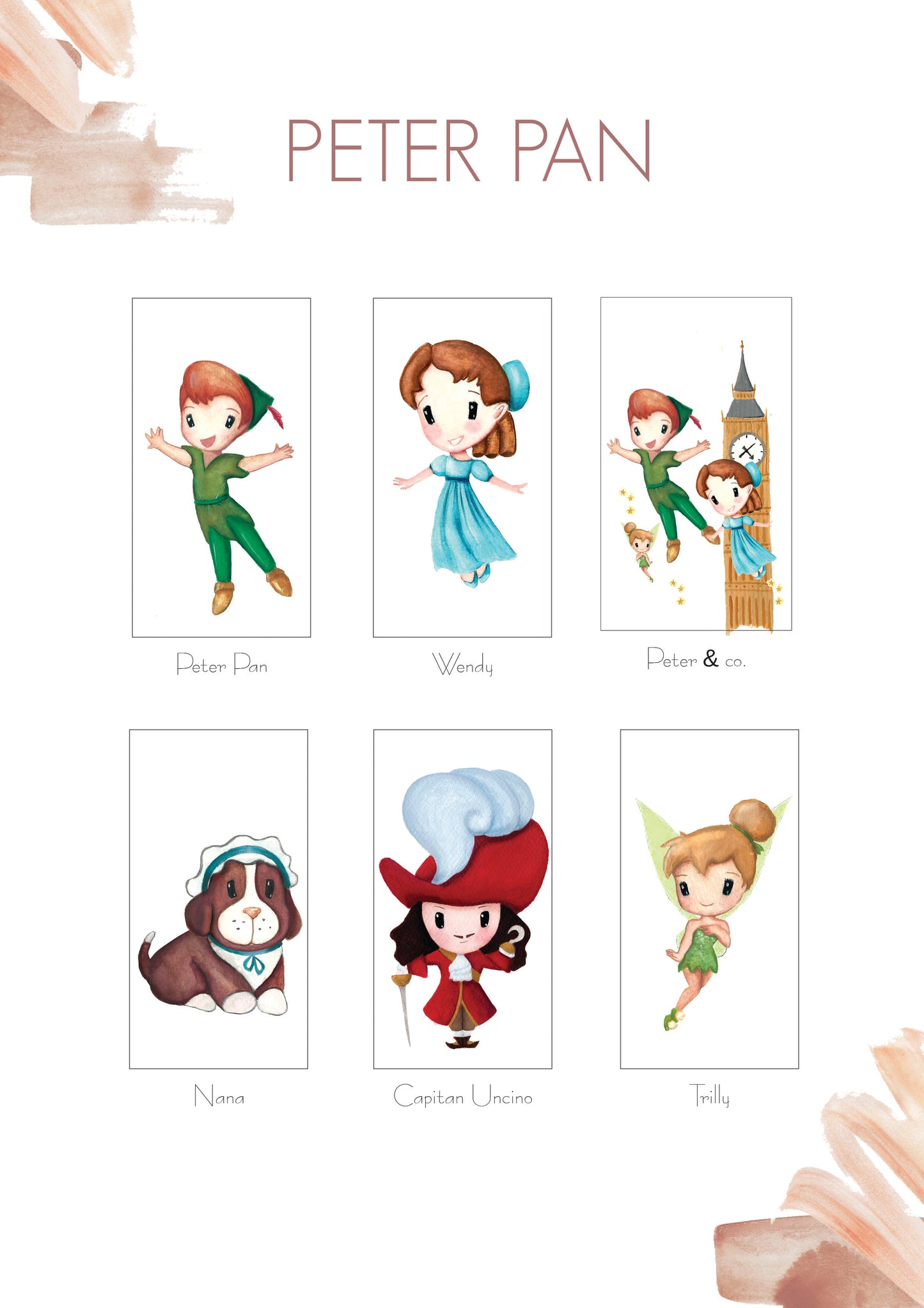 Lampade in Legno "Peter Pan"