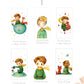 SCATOLINE CARD porta confetti PICCOLO PRINCIPE 1
