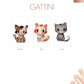 CESTINI REGALO Crochet Gattini