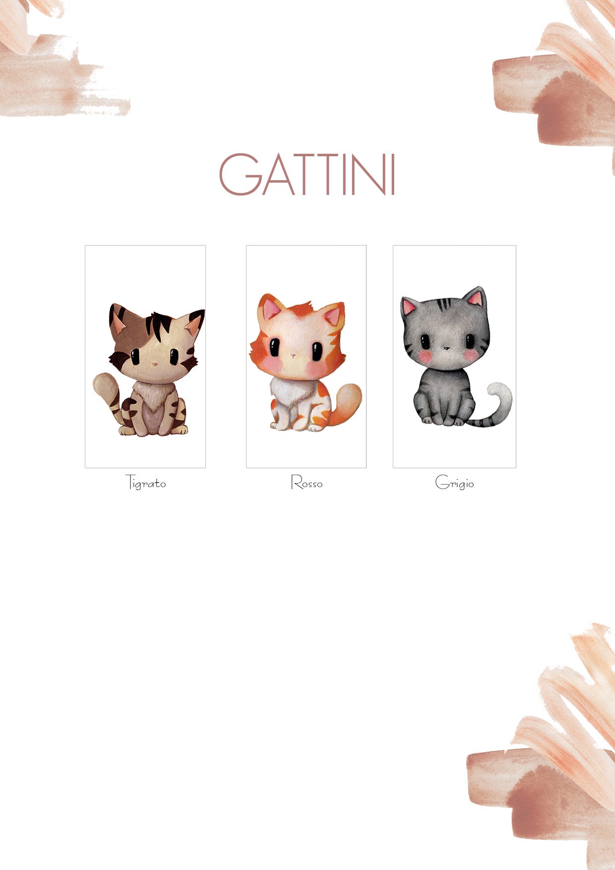 CESTINI REGALO Crochet Gattini
