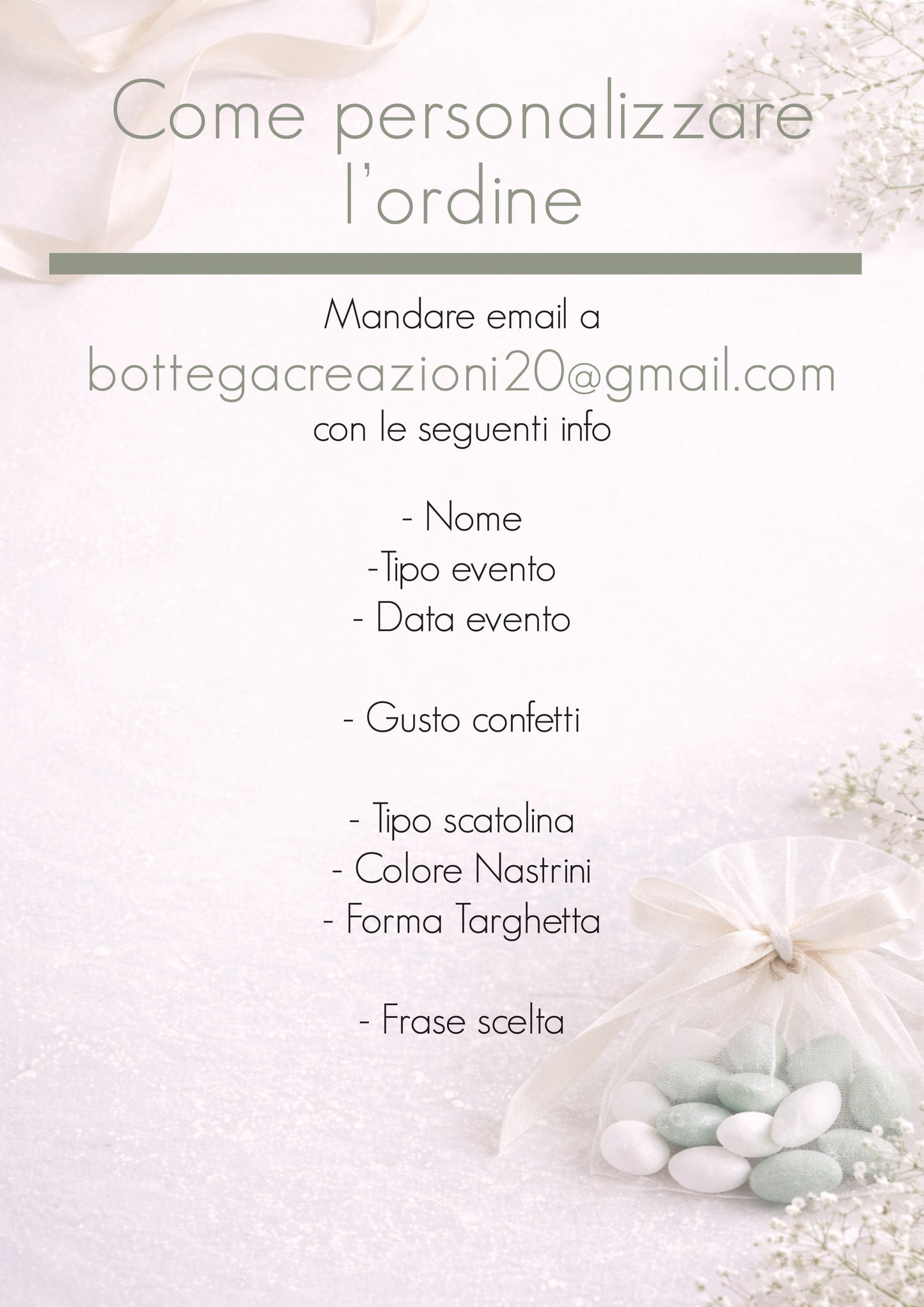 Bomboniere Artigianali Angioletto