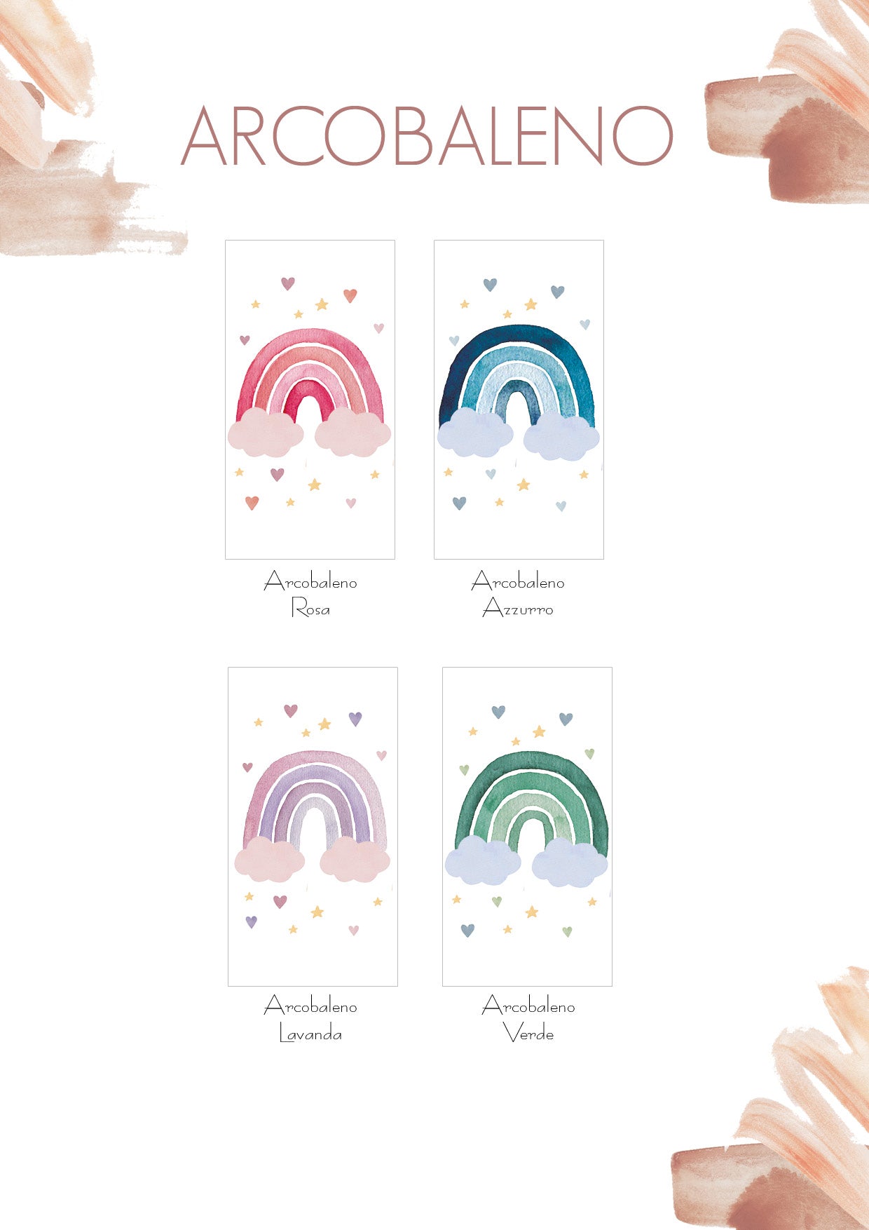 Bomboniere Lanterne Arcobaleno