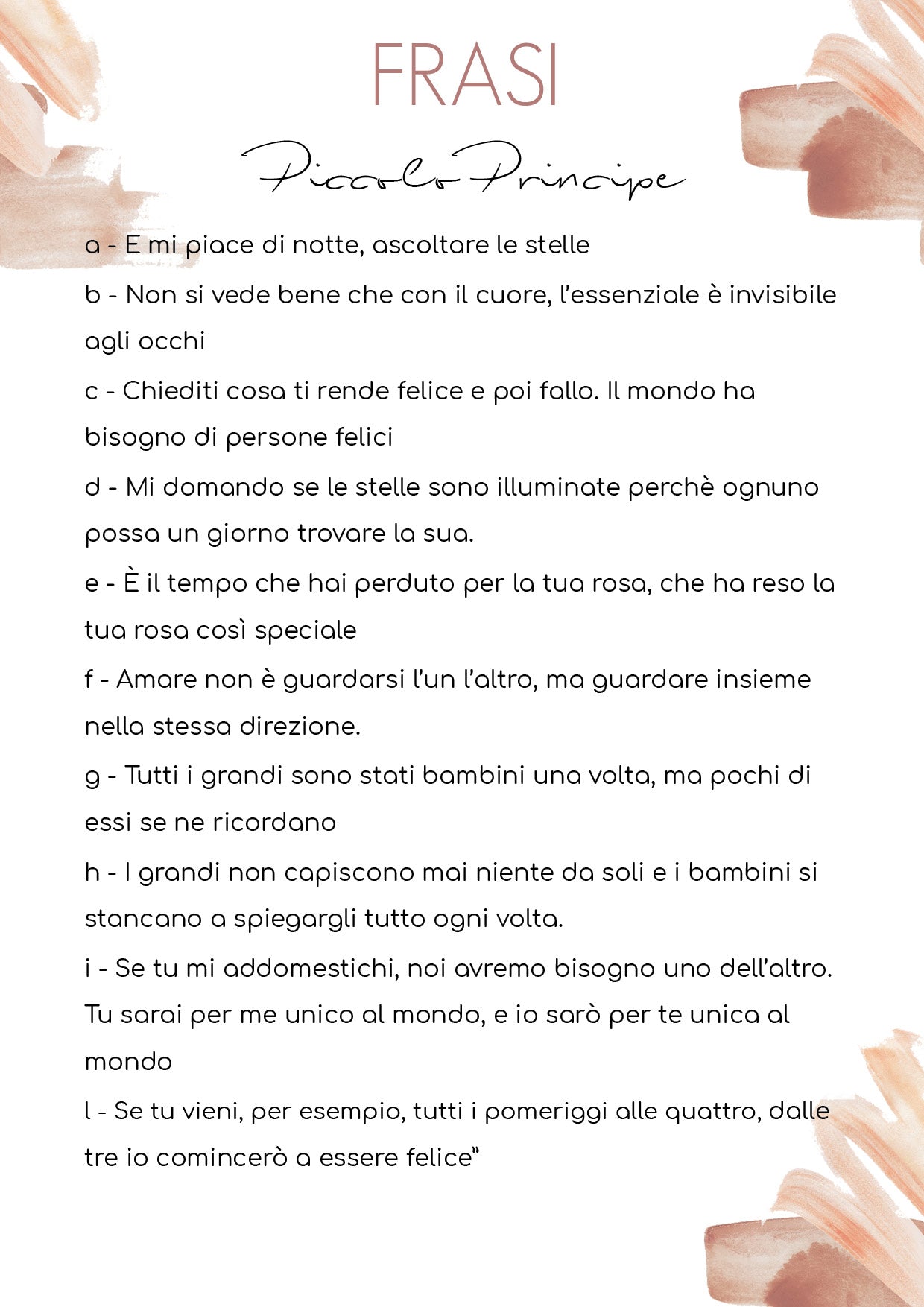 Stampe ILLUSTRAZIONI Piccolo Principe 1