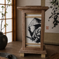 lanterna giapponese in legno stile kumiko