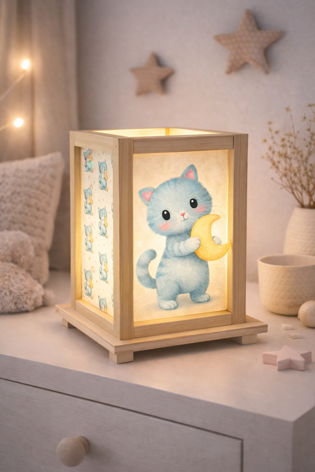 Lampade in Legno Alice nel Paese delle Meraviglie 2