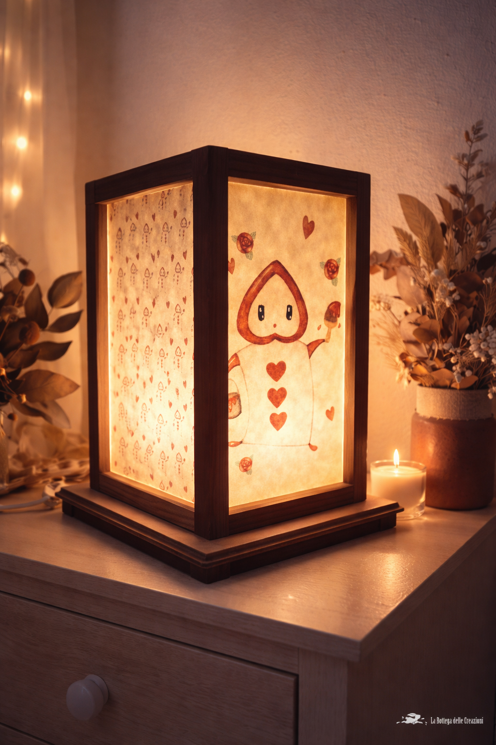 Lampade in Legno Alice nel Paese delle Meraviglie 2