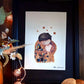 Stampe ILLUSTRAZIONI  "Il Bacio " di Klimt La Bottega delle Creazioni